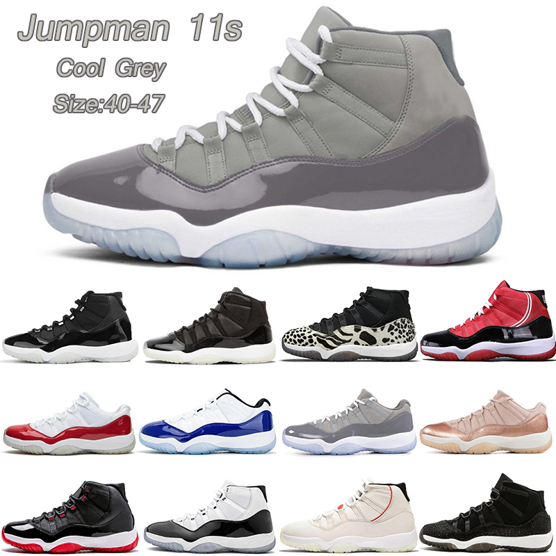 

Newest Cool grey 11 11s mens basketball Shoes 25th Anniversary low legend University blue white bred concord cap and gown men women Jumpman 11 sneakers trainers us 13, Please leave a message