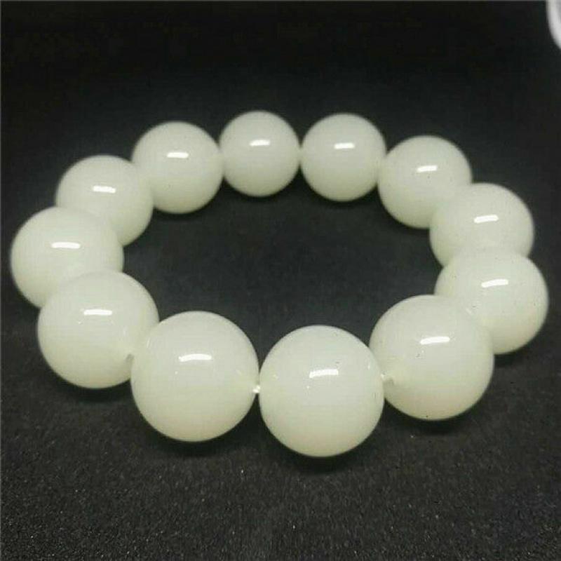 

Pendant Necklaces Amulet Natural Jade Bracelet Round Bead Beads StonePendant