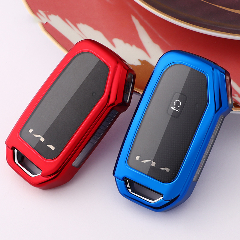 

Remote Car Key Case Cover For KIA Sportage 4 2021 2022 Stinger GT Proceed Sorento Cerato Ceed Sid 3 Soul III SK3 Key Holder, Blue keychain