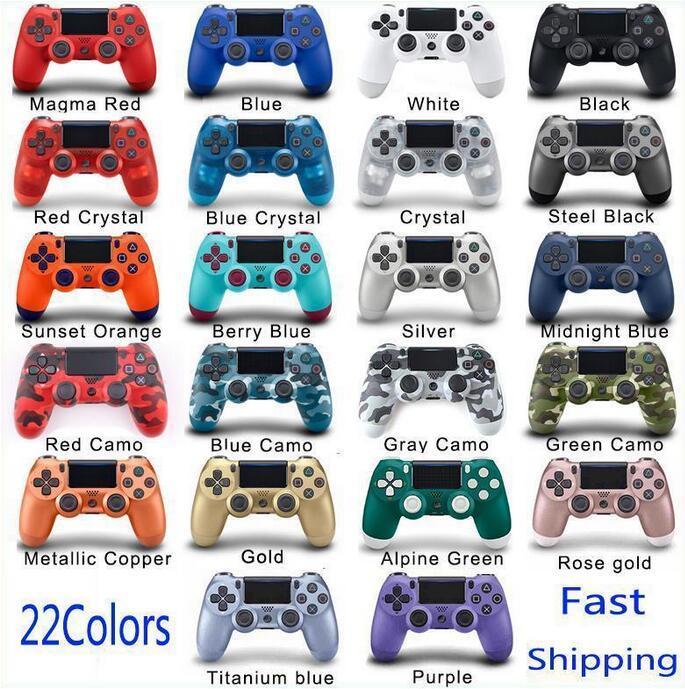 

Factory Wholesale 22 Colors In Stock Wireless Bluetooth Controller for PS4 Vibration Joystick Gamepad Game Controller Play Station With Retail Box