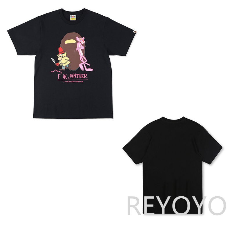 

Men's T-Shirts High Quality Apes Japanese Shark ape head tshirts luminous camo printing co-branded same style for men and women 2022 new 100% cotton T-shirt A03, 1pcs buttons