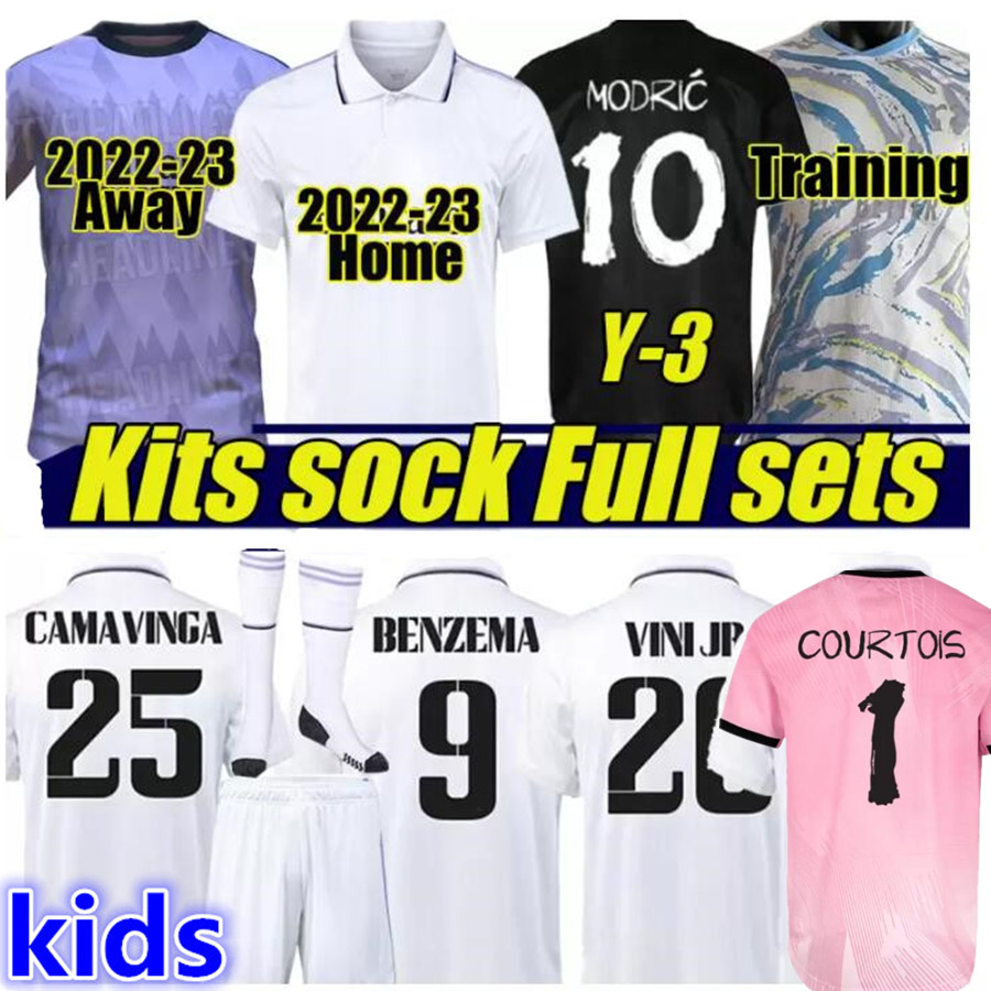 

BENZEMA soccer jerseys 21/22/23 Y-3 CAMPEONES#35 football shirt CAMAVINGA MADRIDS ALABA HAZARD ASENSIO MODRIC MARCELO VALVERDE REAL 2021 2022 2023 Kits sock Full sets, Red