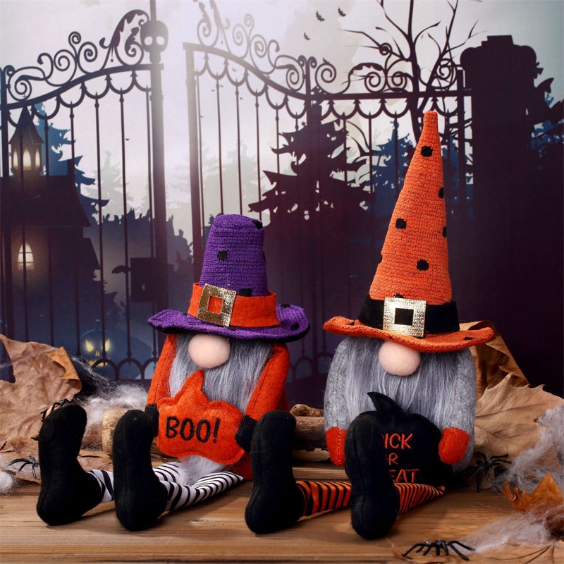 

Halloween Party Decorations Long Legged Faceless Gnomes Doll Pumpkin Hat Elf Dolls Festive Supplies Halloween Toys 12wf1 D3