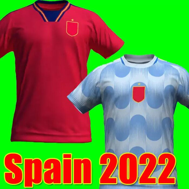 

22/23 Spain Soccer Jersey 2022 2023 home away MORATA PEDRI FERRAN TORRES GAVI KOKE AZPILICUETA Sports Football shirt, Red