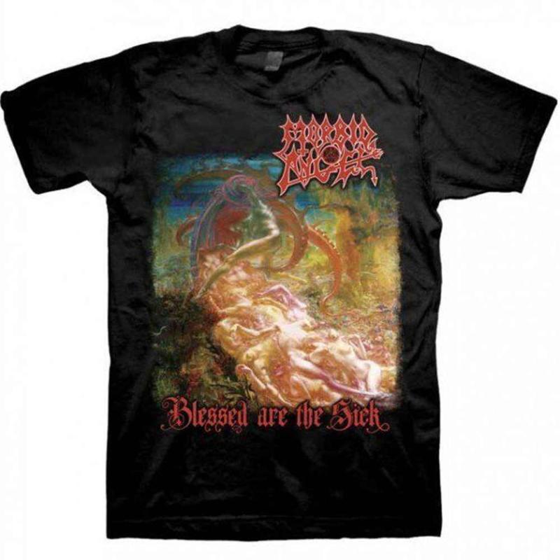 

Men' T-Shirts Shirt Morbid Angel Blessed Are The Sick Cover  M L Xl Tops Novelty Short Sleeve TeesMen' Men'sMen, 0081980-army green