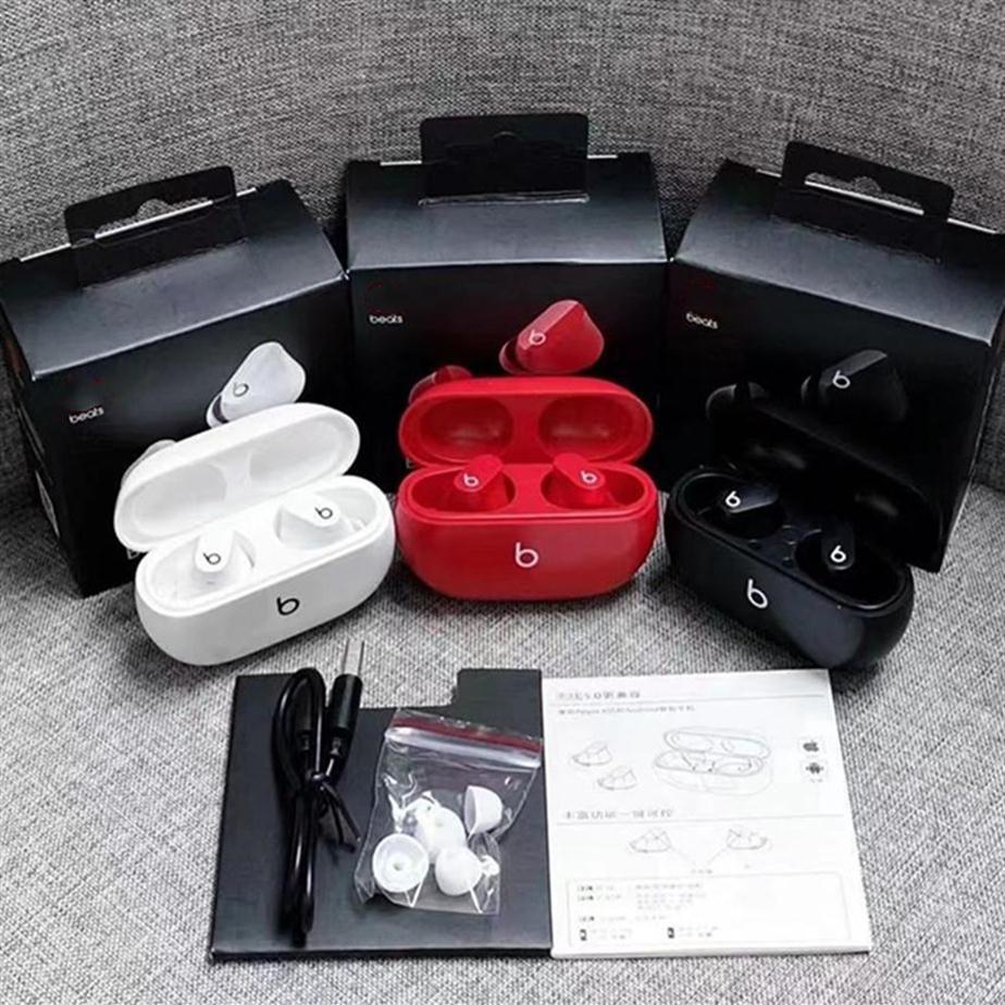 

2021 New For Beats Studio Buds TWS Wireless Headphones Bluetooth 5.0 Headphones Stereo Music In-Ear Earbuds Smart Detection for Al2253, Opp bag;no earphones