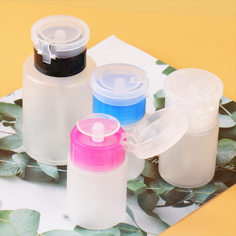 

Storage Bottles & Jars 60/150ml Empty Pump Dispenser Liquid UV Gel Polish Nail Art Clean Acetone Bottle Cleanser Remover