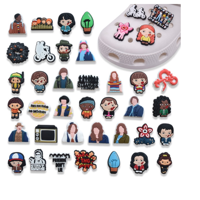 

PVC Shoe Charms Shoes Accessories clog Jibz Fit Wristband Croc buttons Decorations Girls Boys Gift toys garden shoes buckle