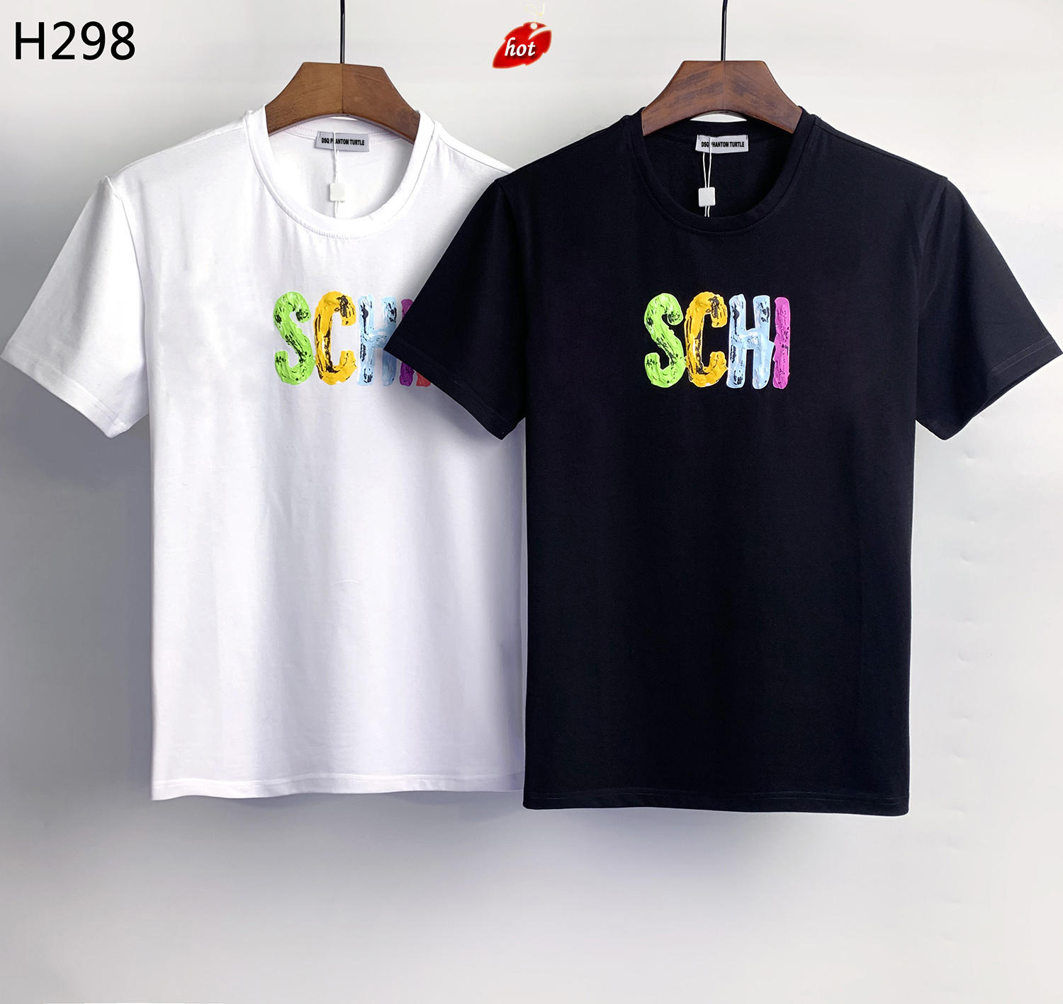 

2022 2022 DSQ PHANTOM TURTLE 2022SS New Mens Designer T shirt Italian fashion Tshirts Summer DSQ T-shirt Male High Quality 100% Cotton Tops 619174, White