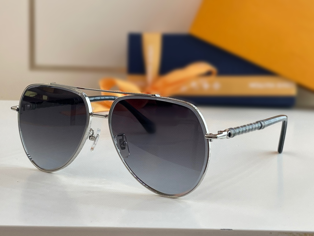 Lunettes de soleil pour femmes hommes été 1203 Style Anti-ultraviolet rétro plaque ovale cadre mode lunettes aléatoire boîte