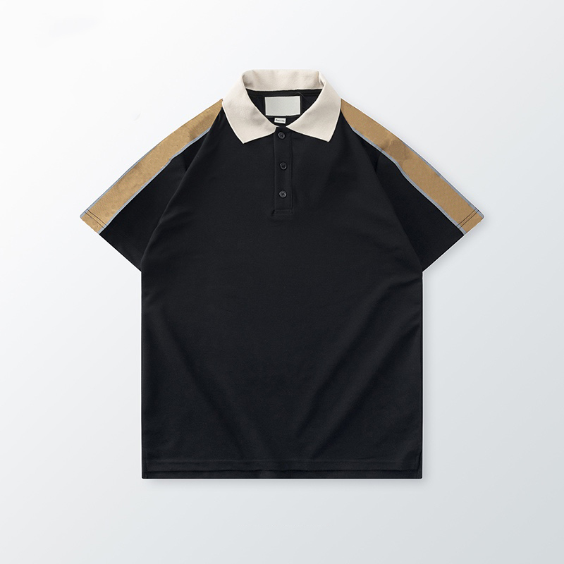 

High Quality Mens Womens Polo Fashion Luxury Designer Short Sleeve Shoulder Letter Pattern Casual Sports, White