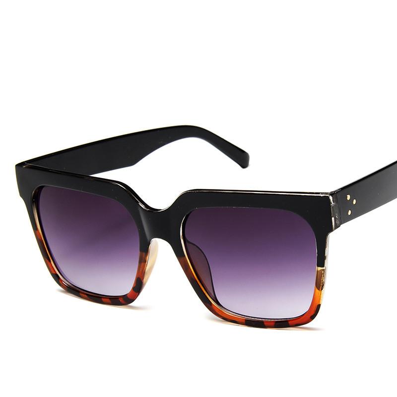 

Sunglasses Fashion Design Large Square Luxury Sexy Lady Travel Sun Glasses Classic Retro Men Outdoor Driving Mirror