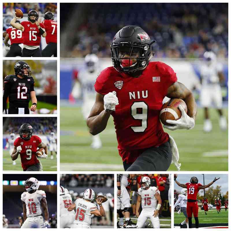 

Northern Illinois Huskies Jerseys Marques Cox Jersey Daniel Crawford Mike DeHaan Greg DeLuca College Football Jerseys Custom Stitched, Mens white