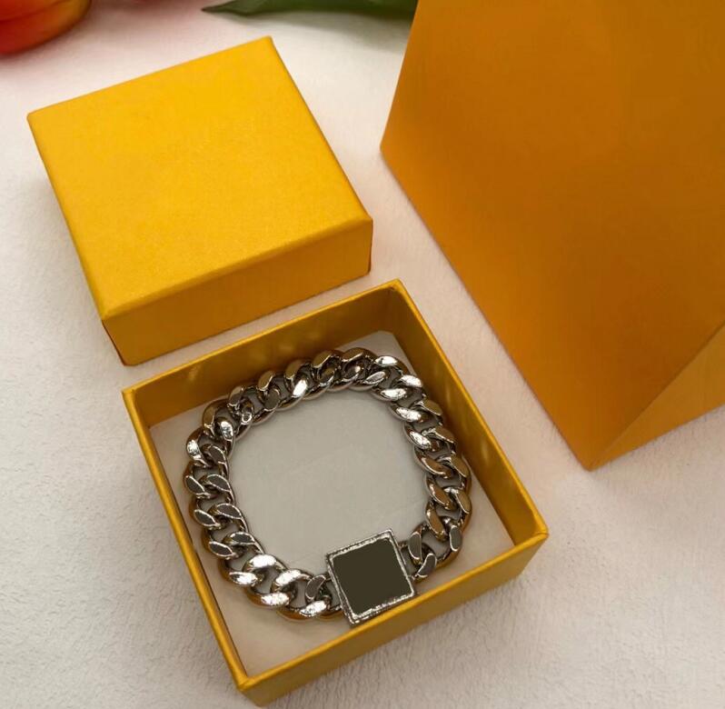 

Unisex Gold Bracelet Link Chain Bangle Men Women 316L Stainless Steel Jewelry Designer Luxury High Quality Hip-hop Bracelets