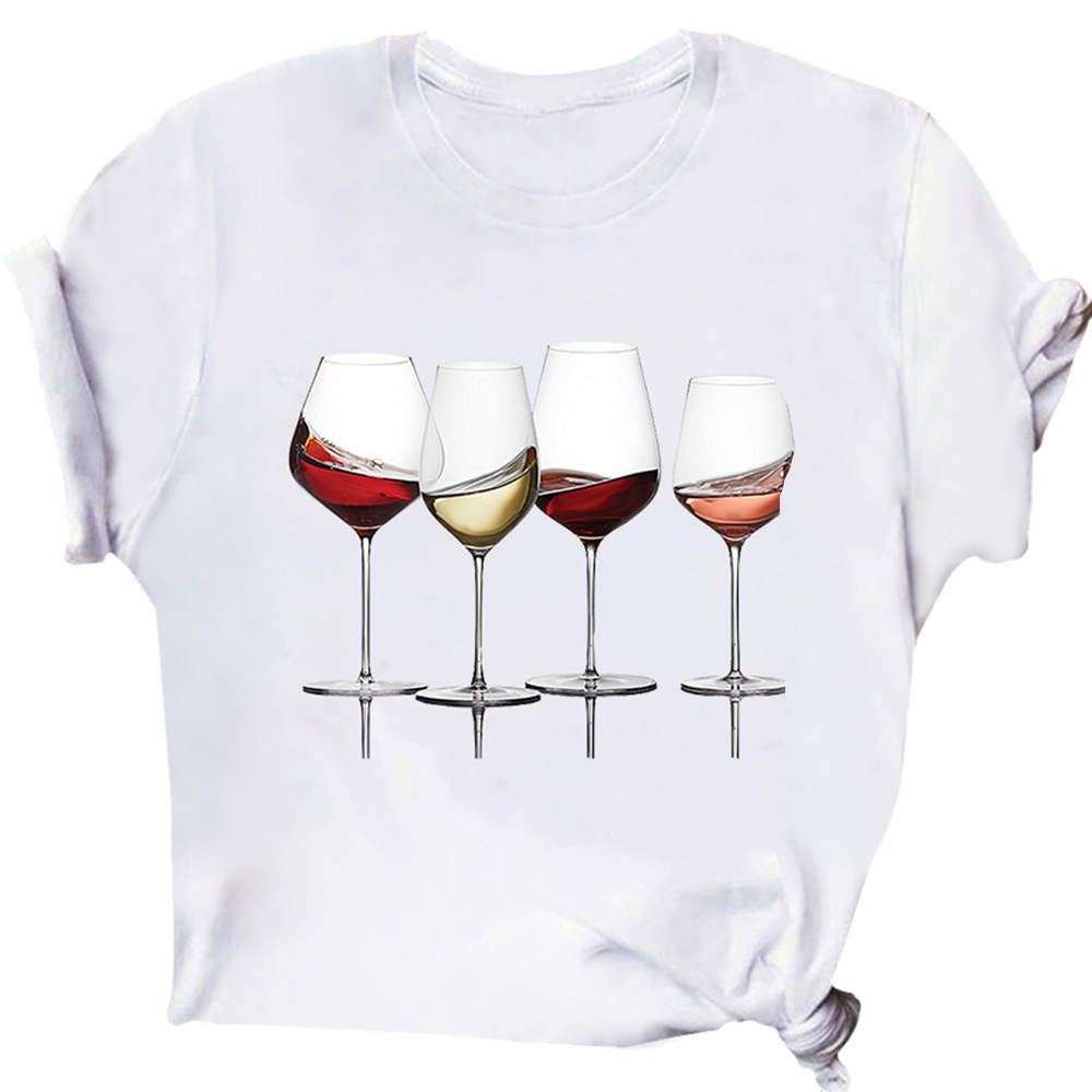 

Fashion Summer T-Shirt Women Flower Letters Print TShirt T Shirt Women O Neck Short Sleeve Top Graphic Tees