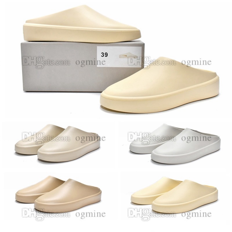 

EVA Designer of God The California Slip-On Original Sandals Slippers FOG Sliders Woman Almond Oat Cream Concrete Cement Extralight Fears mens slider slides Slipper, Hello
