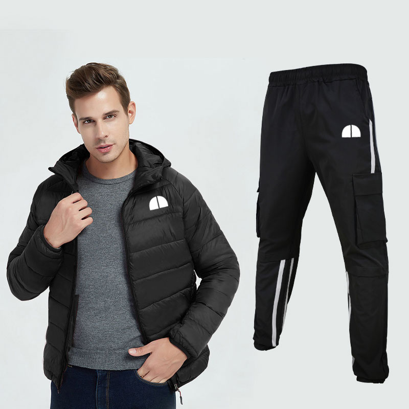 

Men Casual Sets Fashion Winter Sweatpants Jackets 2pcs Tracksuits Man Slim Fitness Jogging Tracksuit Womans Autumn Letter Print Sportswear -3XL, Price different