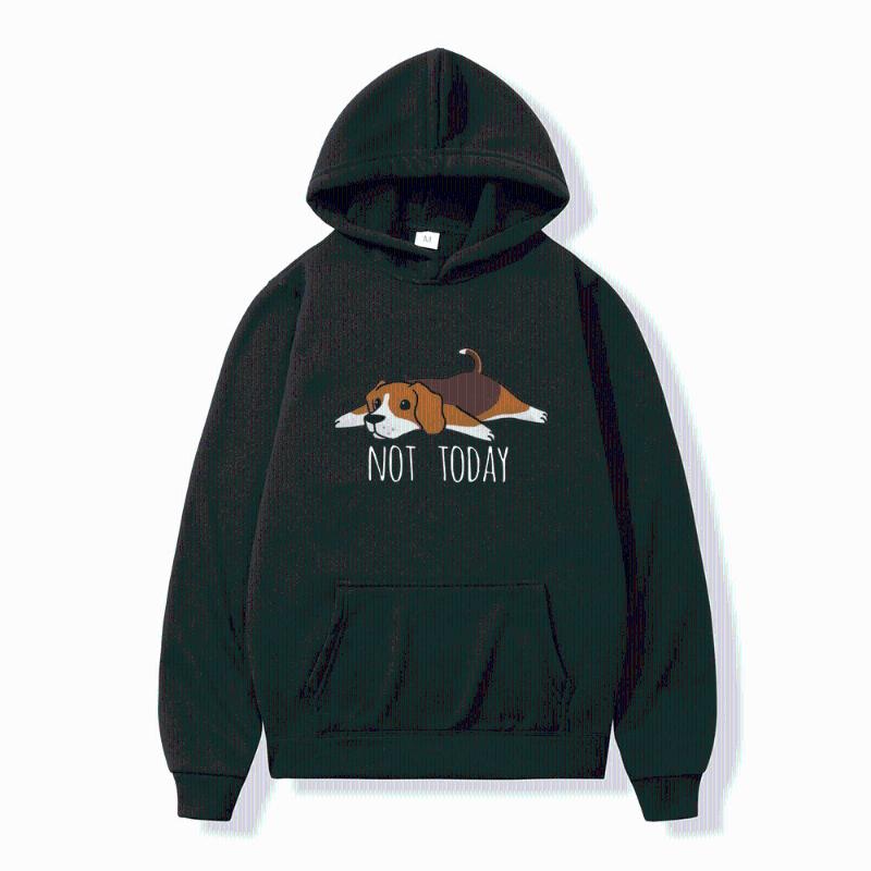 

Men' Hoodies & Sweatshirts Funny Manga Beagle Dog Print Hoodie For Men Women Stylish Oversized Sweatshirt Spring Autumn Long Slee, Black