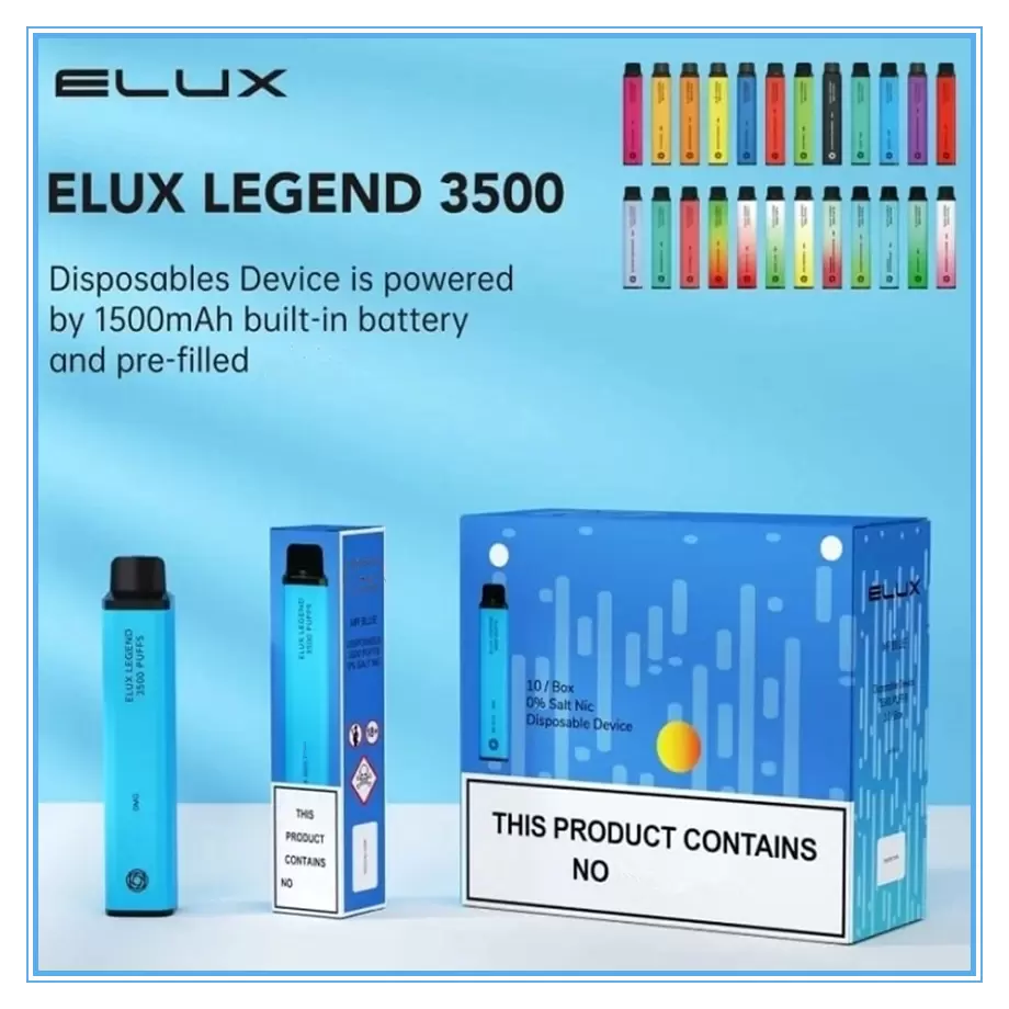 

Original 3500 Puff Elux Legend Vape Pen Customized Disposable E Cigarettes VALID SECURITY CODE 17 Colors 1500mAh 20400 Battery Device Kit Elf Bar