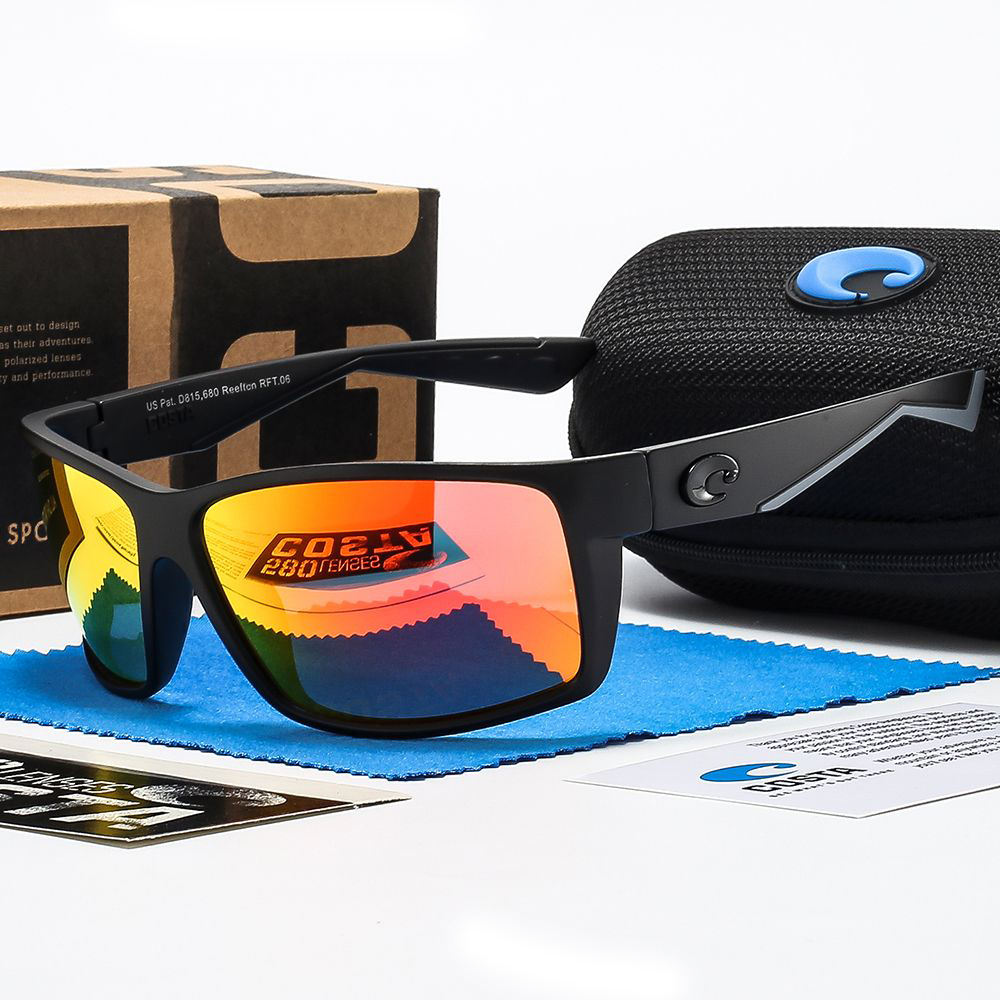 

Sunglasses For Women Costa Sunglasses Mens UV400 580P High-Quality Polarized PC Lens Color Coated TR-90 Frame - Reefton-1;Store/21582123
