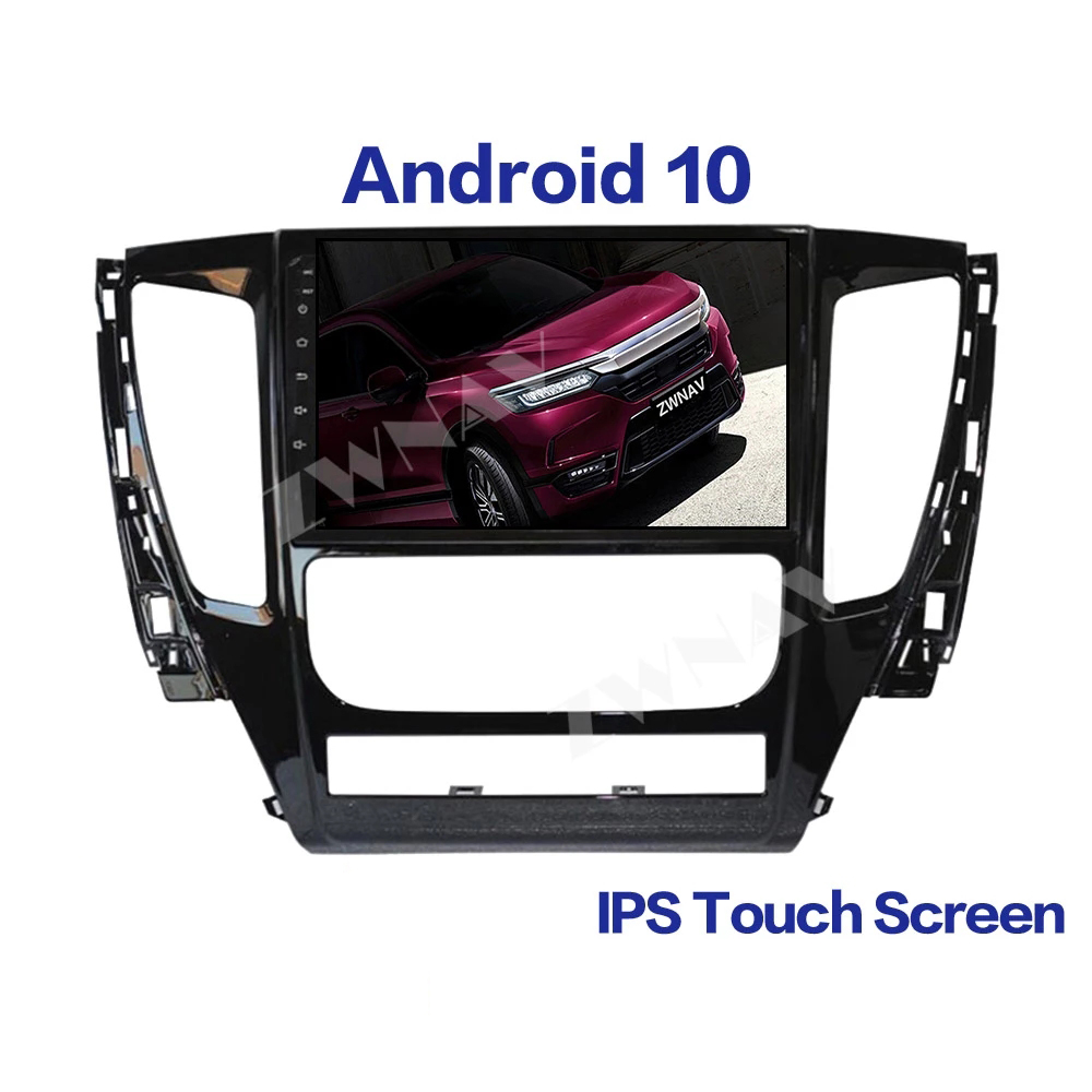 

Android 10 Car Head unit Video with GPS Navi 9 inch Radio for 2016-2018 Mitsubishi PAJERO SPORT WiFi Bluetooth SWC FM