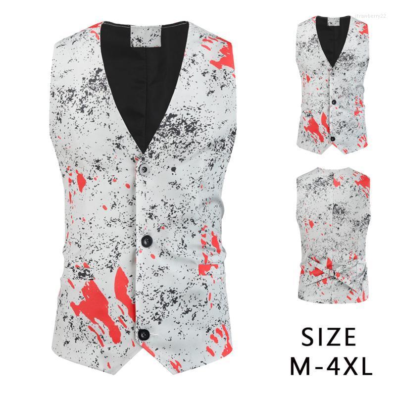 

Men's Vests Fashion Formal Dress Vest Casual Business Men Suit Male Single-breasted Floral Waistcoat Mens Sleeveless Stra22, Silver