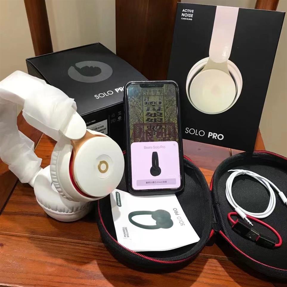 

forbeats headphones beats SOLO PRO wireless bluetooth headphones subwoofer headphone with retail box support popup209B, Grey
