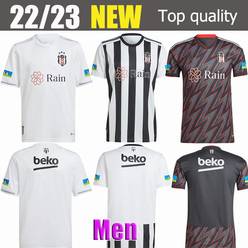 

2022 2023 Besiktas JK Soccer Jerseys The Lates Home White Karaman Deigo Costa Larin Ghezzal Welinton Vida Away Black 22 23 Besiktas Jimnastik football shirts, Yellow