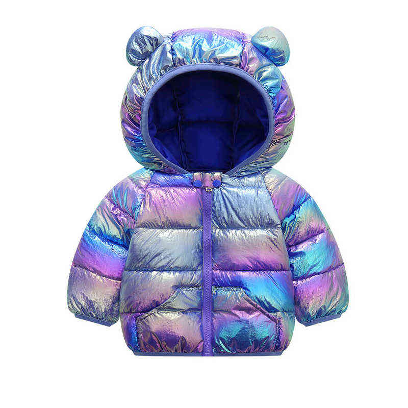 

Lzh 2020 Autumn Winter Down Jackets For Girls Hooded Warm Outerwear Jacket Baby Boys Parka For Kids Clothes Children Down Jacket J220718, Yellow