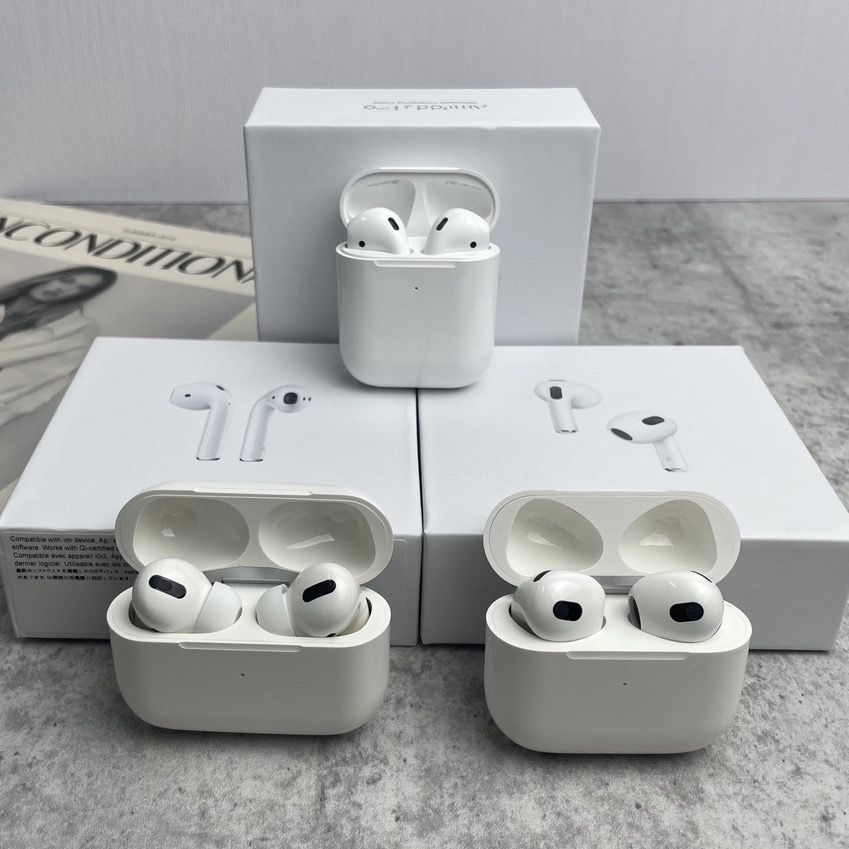 

Air H1 Wireless Earphones Chip GPS Rename Air Ap pro Gen 2 3 Pods Pop Up Window Bluetooth Headphones auto paring wireles Charging with retail box, White