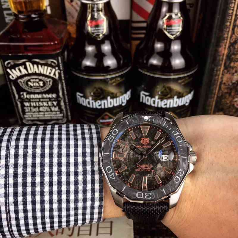 Luxury Watches for Mens Mechanical Wristwatch Tag heue Aquaracer Calibre 5 Fully Automatic Men's 7b0e Designer