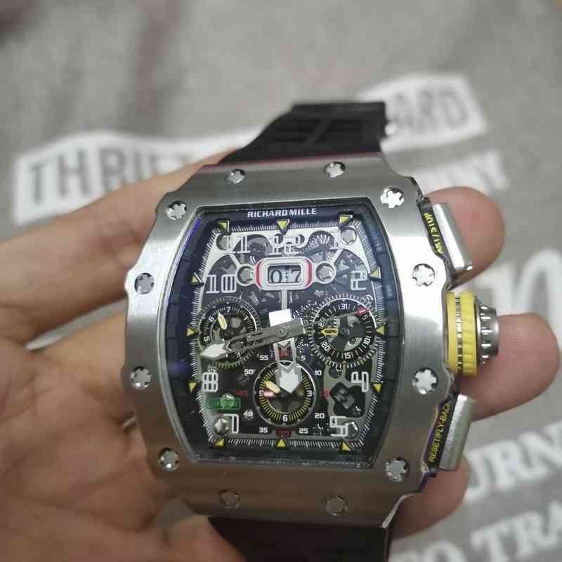 

Luxury Mens Mechanics Watch Richa Trend Rm01 Series Automatic Mechanical, Black