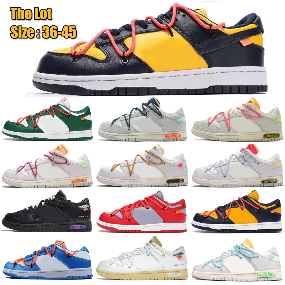 

Newest High Quality The 50 X Low Running Shoes Sean Cliver Georgetown Michigan Black White Grey Fog Pine University Red Men Women Lot Designer Casual Sports Sneakers, Contract service
