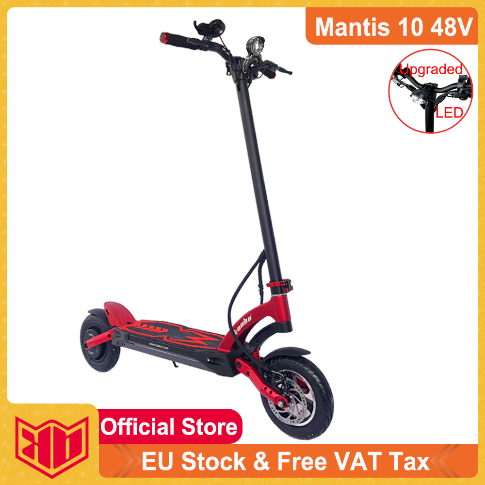 

Original Kaabo Mantis 10 Inch Scooter 48v 18.2ah Battery 800w Single motor two wheel skateboard kickboard Foldable Scooter