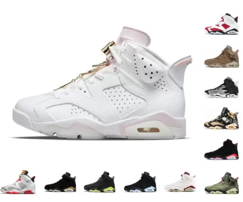 23Color Electric Green Jumpman 6 6s Mens Basketball Shoes Flint Washed Denim Carmine Dmp Black Infrared British Khaki Tinker Oregon Ducks Gold Ho