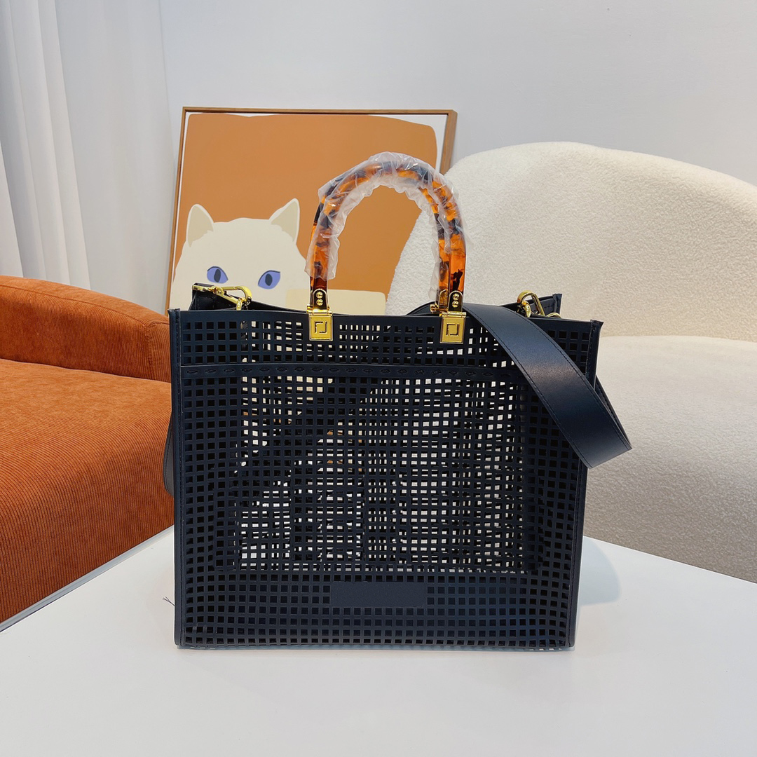 

tote bag tote bags Women designer handbags fashion all-match Classic Large capacity hollow out alphabet pattern handbag, Fau01 35*14*30cm