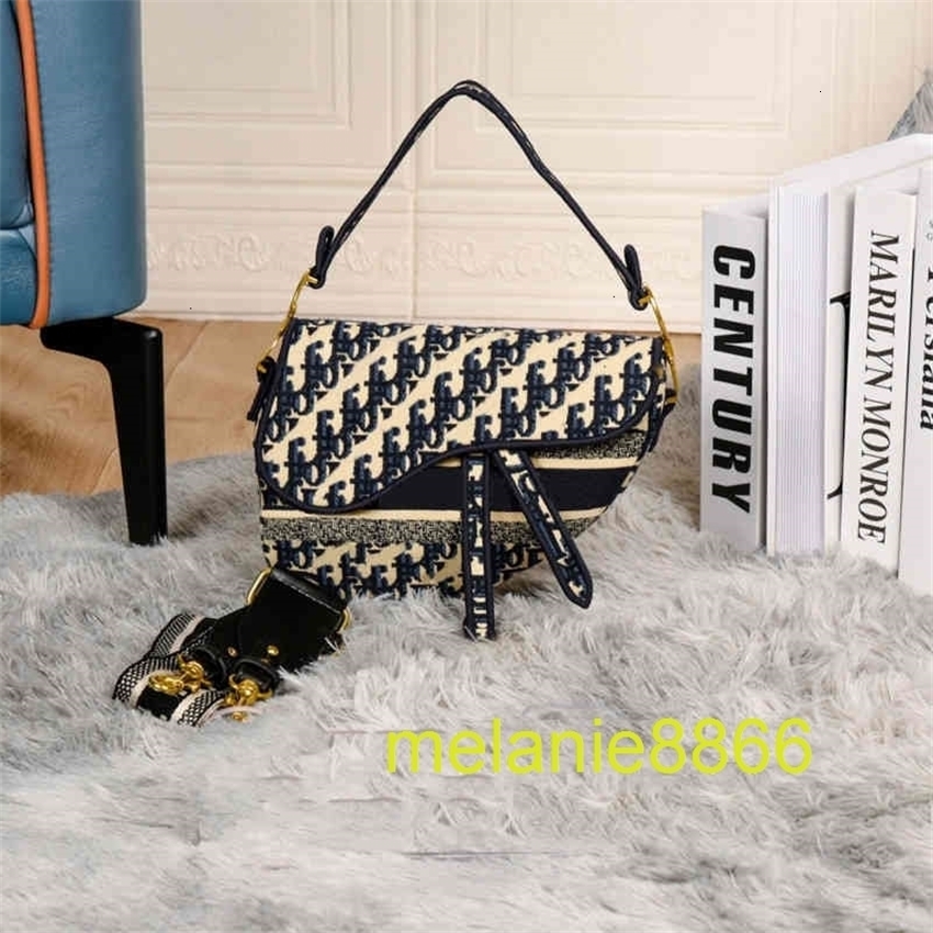 

Fashion Design Women's Bag Brand Handbag Wallet Top Quality Shoulder s Saddle Woman Handbags Lady Floral Embroiderys Cowboy Crossbody Bags, Box
