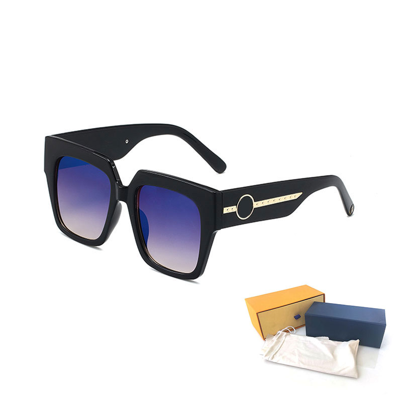 

High Luxury Womans Sunglasses Fashion Mens Sun glasses UV Protection men Designer eyeglass Gradient Metal hinge eye women nglasses with Original box 1074 2023