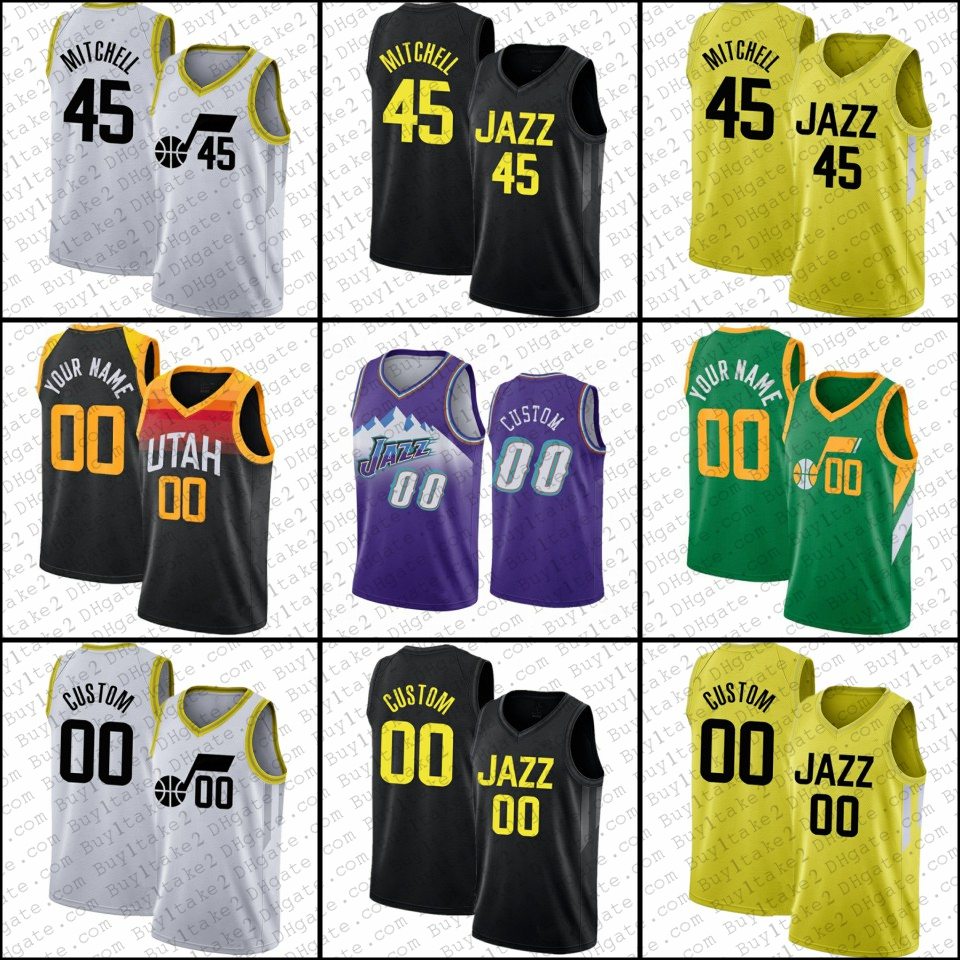 

Jersey Utah''Jazz''Donovan 45 Mitchell 2022 2023 Basketball Jerseys Bojan Bogdanovic Mike 10 Conley Utahs Jazzes 00 Clarkson Jersey Patrick Bever, Mens