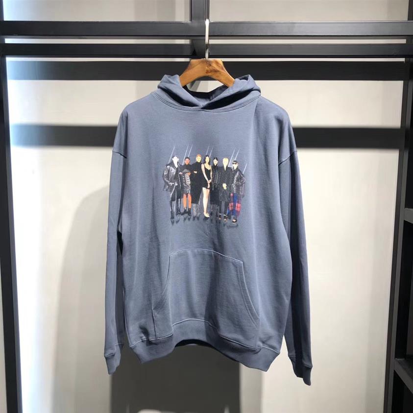 

Pop Band Sweater Denim Blue Hoodie Men Desingers Hoodies Fashion Sweatshirt Casual Men Women Pullover Couple Street Sweater M20204238K, Customize