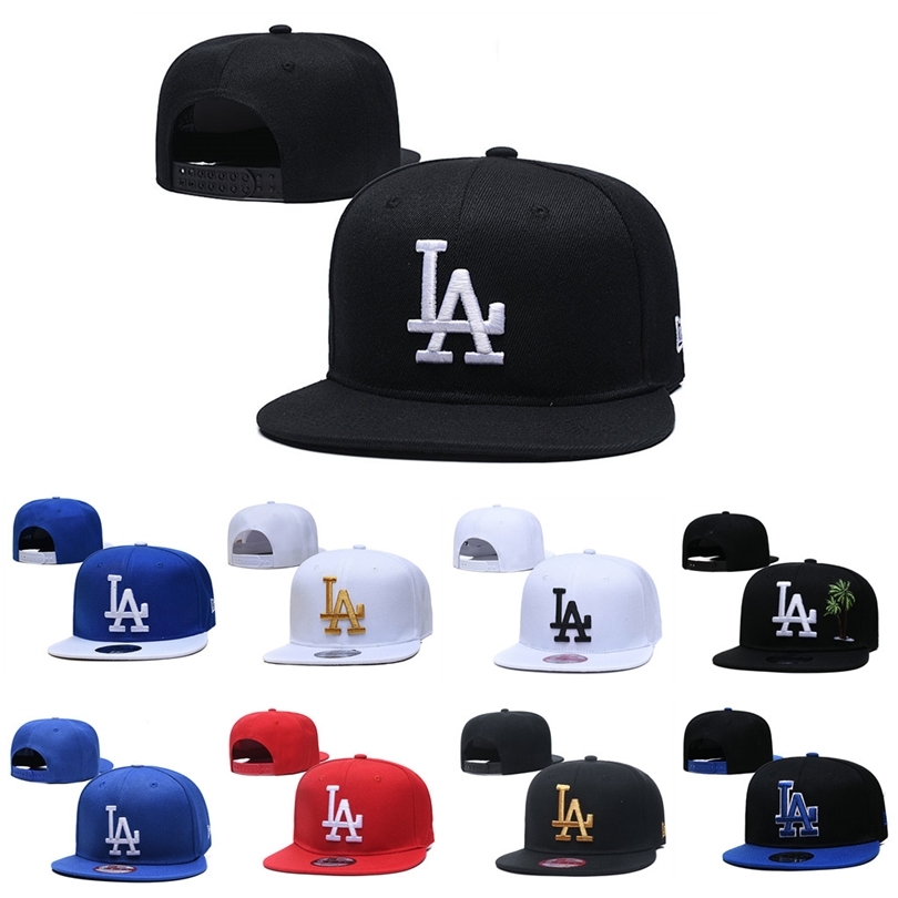 

Flat LA Mens Baseball Adjustable Caps Snapbacks Adjusted Kpop NY Womens Hats AS Outdoor Wholesale Half Closed Gorras 220607, 24