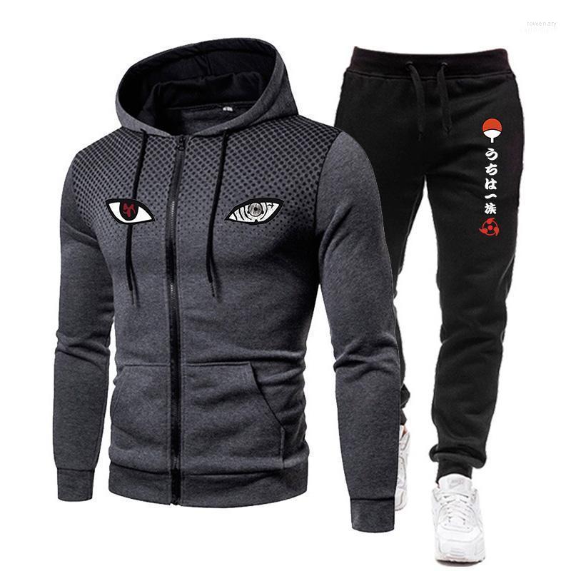 

Men' Hoodies & Sweatshirts Suit Hoodie Pants Autumn And Winter Hooded Sweatshirt Sweatpants Fashion Slim Pullov Rowe22, Black black