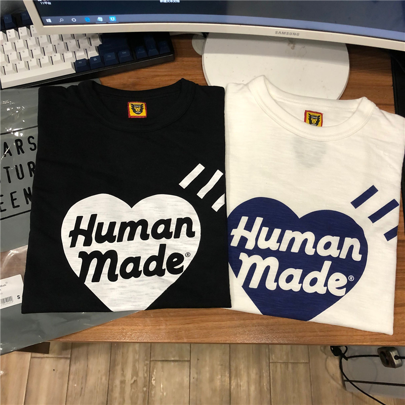 

T Shirt Men Women 1 High Quality Classic Letter Slub Cotton T-shirt Tee Tops