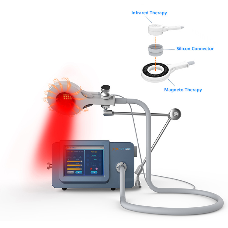 2 In 1 Physio Magneto Device Massage Items Red Light Therapy For Sports Injury Pain Relief Transduction With Near Infrared Physiotherapy Therapy-image-783387421