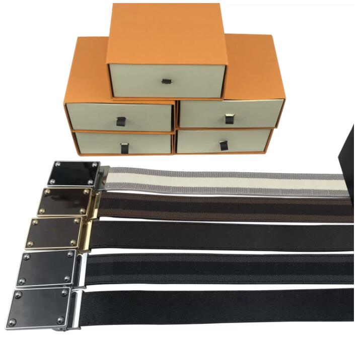 

Designer belt wholesale letter plate buckle mens belts casual business womens waistband monogram Damier Genuine Leather width 3.8cm with box free ship, No box
