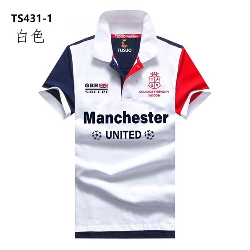 

Men' Polo Shirt Summer Short-sleeved Lapel Top Casual Breathable Sports Cotton Shirt 220402