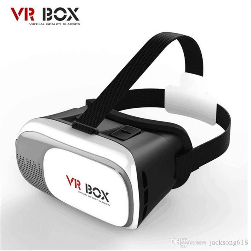 

VR Box 3D Glasses Headset Virtual Reality phones Case Google Cardboard Movie Remote for Smart Phone VS Gear Head Mount Plastic VRB2292