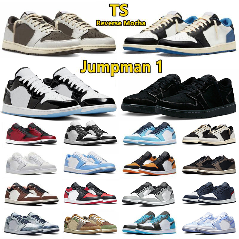 

TS Black Phantom 1 Basketball Shoes Jumpman 1s Low Year Of The Rabbit Reverse Dark Mocha Fragment Concord Zion Williamson Voodoo Travis Scoots Sneakers, Color#6