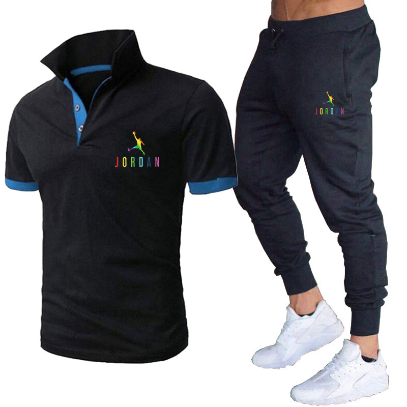 

2022 Sets Summer Running Sport Men's Tracksuits Suits Brand Clothing Gyms Fitness Jogging Men Sportswear Set Two T Shirts Shorts High Quality Luxury polos