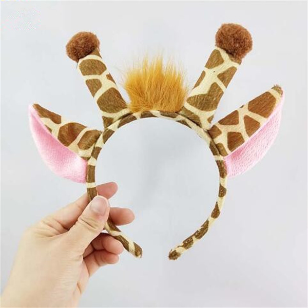 

Giraffe headband masquerade party event dress up props hairpin Halloween animal headwear GC1526, Photo